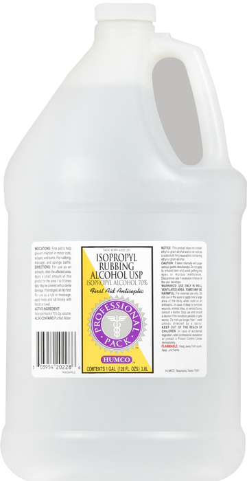 ALCOHOL ISOPROPYL 70% USP PROPK 1GAL HUMCO