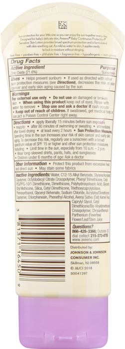 Aveeno Baby Continuous Protection Zinc Oxide Mineral Sunscreen 3oz