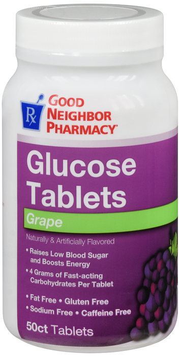 Good Neighbor Pharmacy Glucose Grape Tablets 50ct