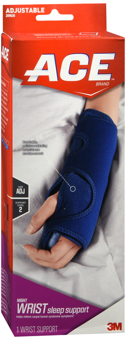 ACE Night Wrist Sleep Support Adjustable 1ct