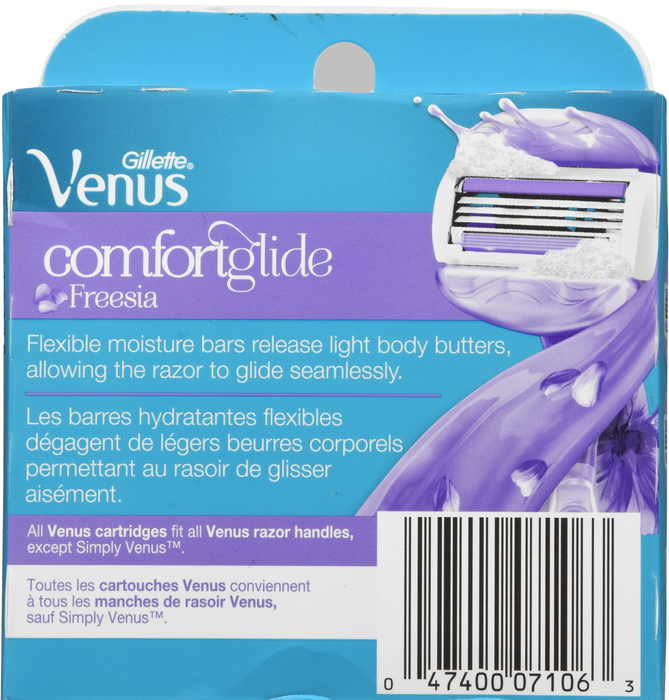 Gillette Venus ComfortGlide Freesia Women's Razor Blades 4ct