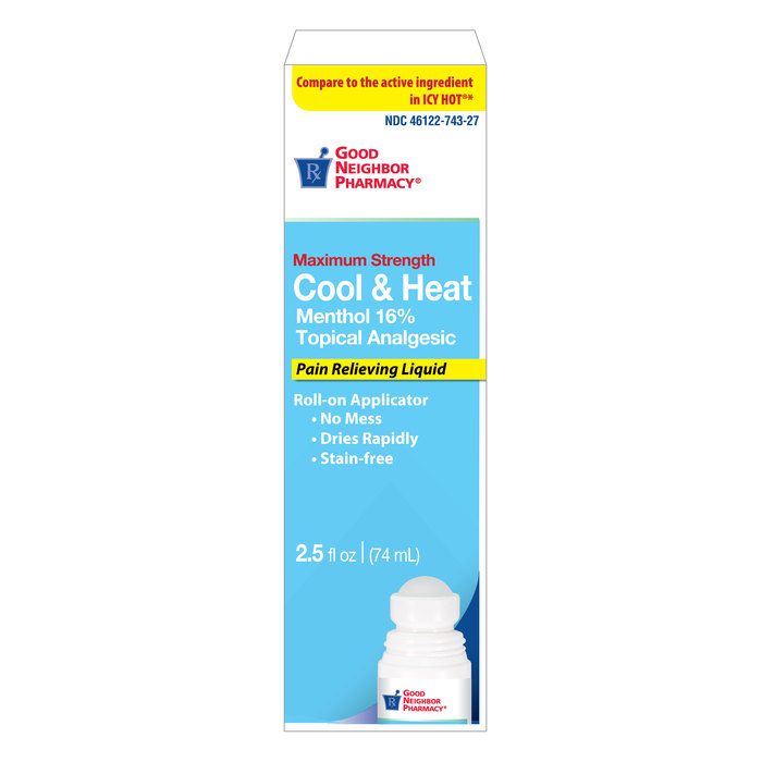 Good Neighbor Pharmacy Cool & Heat Pain Relieving Roll-On 2.5oz