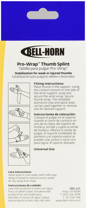 SPLINT THUMB UNIV PROWRAP DS BELLHORN