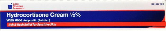 Good Neighbor Pharmacy Hydrocortisone Cream 1/2% with Aloe