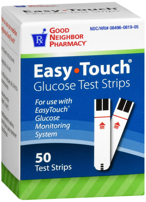 Good Neighbor Pharmacy EasyTouch Glucose Test Strips 50ct