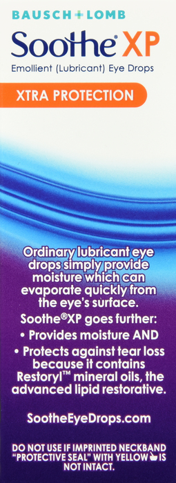 Bausch + Lomb PreserVision Soothe, Xtra Protection Advanced Dry Eye Therapy Eye Drops 0.5oz