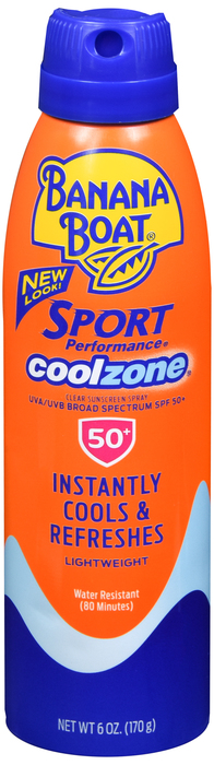 BANANA BOAT SPORT CL ZONE MIST SPF50 6OZ