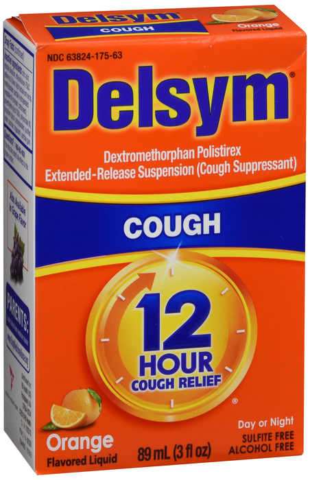 Delsym 12 Hour Cough Relief Orange Flavored Liquid 3oz