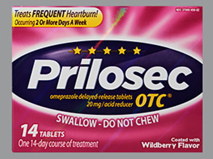 Prilosec OTC Wild Berry Tablets 14ct