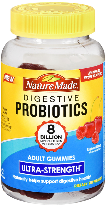 Nature Made Digestive Probiotics Ultra Strength Gummies 42ct