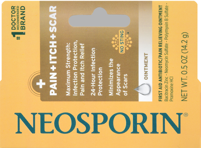 NEOSPORIN +PAIN ITCH SCAR OINTMENT .5OZ