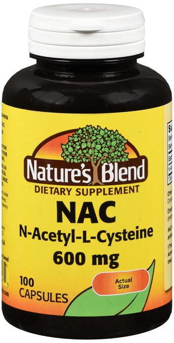 Nature's Blend NAC 600mg Capsules 100ct