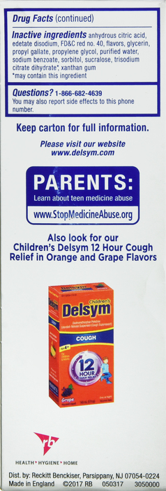 DELSYM CHILD COUGH+DM CONGEST LIQ 4OZ