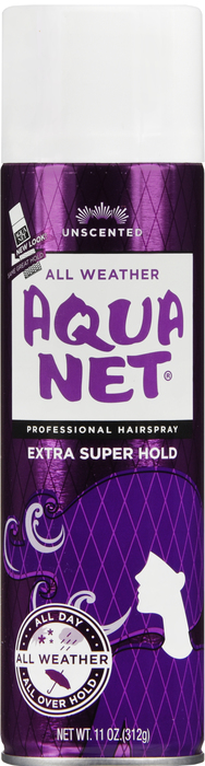 Aqua Net Extra Super Hold Aerosol Unscented Hairspray 11oz