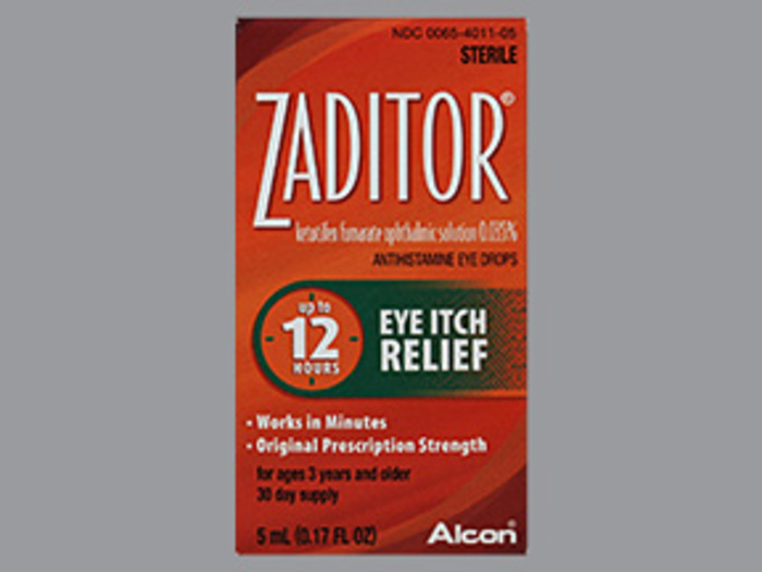 Systane Zaditor Eye Itch Relief Antihistamine Eye Drops 0.17oz