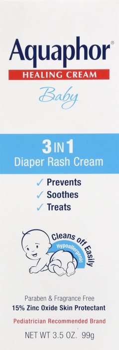 AQUAPHOR BABY DPR RASH 15% ZN CRM 3.5OZ