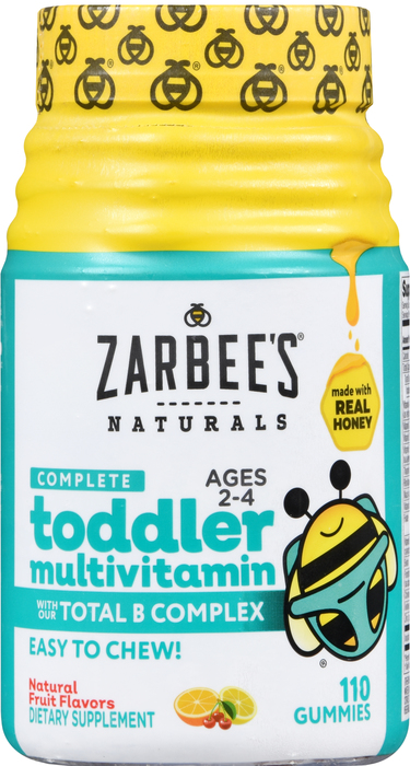 Zarbee's Naturals Complete Toddler Multivitamin Gummies 110ct