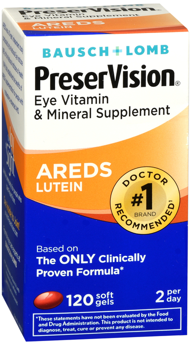 PreserVision Multivitamin Lutein Softgels 120ct