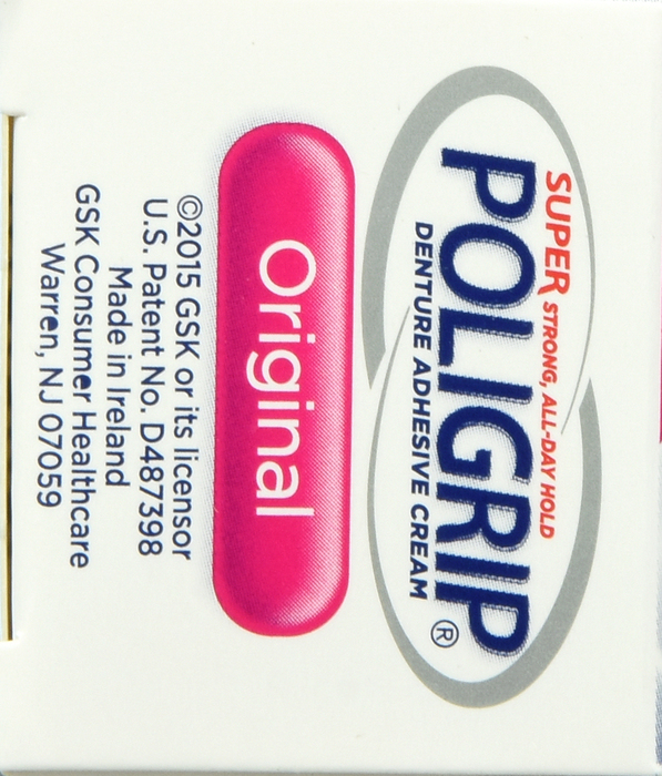 Poligrip Original Denture Adhesive Cream 2.4oz