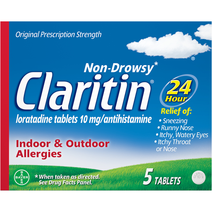 CLARITIN 24HR 10 MG TAB 5