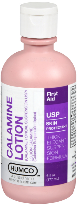 CALAMINE LOTION PINK PLAIN 6OZ HUMCO