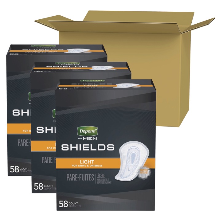 Depend Shields Men 3x58ct