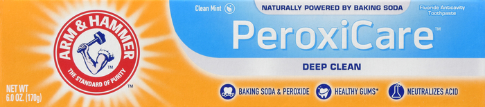 ARM & HAMMER PEROXICARE TOOTHPASTE BAKING SODA & PEROXIDE 6OZ