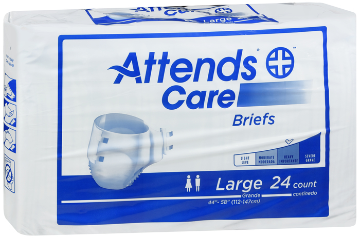 ATTENDS CARE BRIEF LARGE 3X24 CT