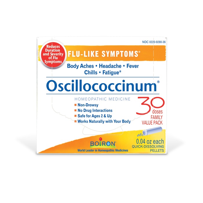 Boiron Oscillococcinum Flu-Like Symptoms Quick Dissolving Pellets 30ct