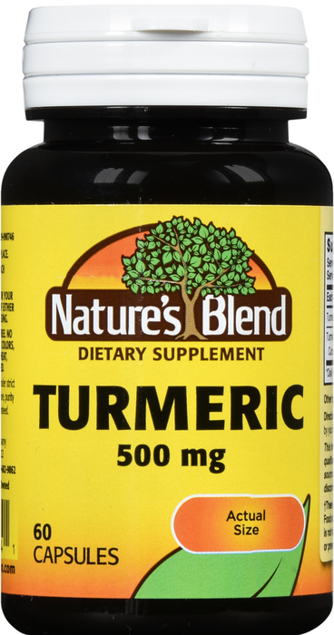 Nature's Blend Turmeric 500mg Capsules 60ct