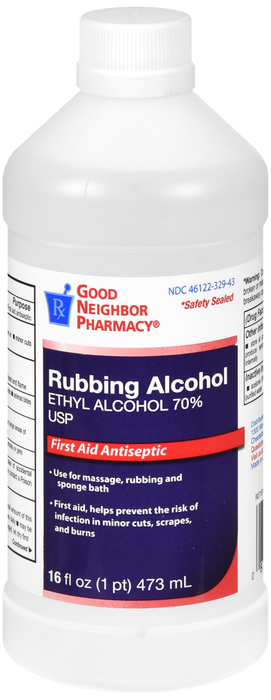 Good Neighbor Pharmacy Alcohol Rubbing Ethyl 70% Liquid 12x16oz