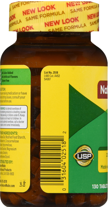 Nature Made Multi Complete w/Iron Tablets 130ct