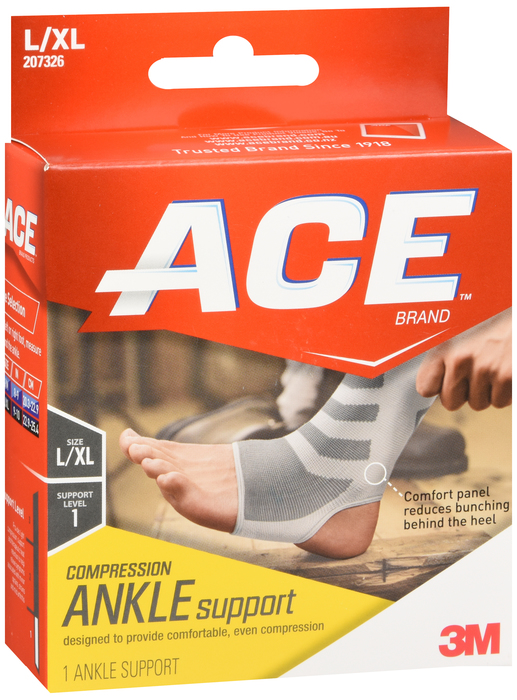 ACE Compression Ankle Support Large/Extra Large 1ct