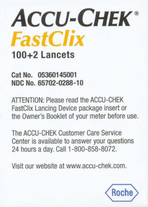 Accu-Chek Fastclix Lancets102ct