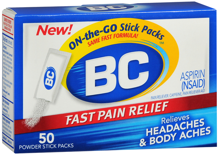 BC Aspirin Pain Relief Powder 50ct