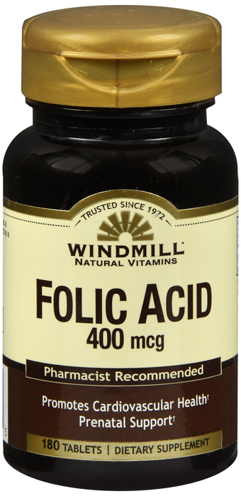 FOLIC ACID 400MCG TABLET 180CT WINDML