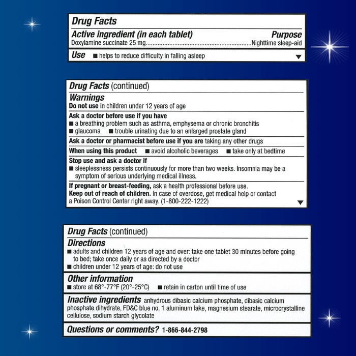 Unisom SleepTabs Tablets 48ct