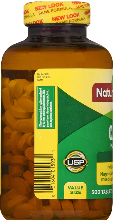 Nature Made Calcium/Mag/Zinc Tablets 300ct