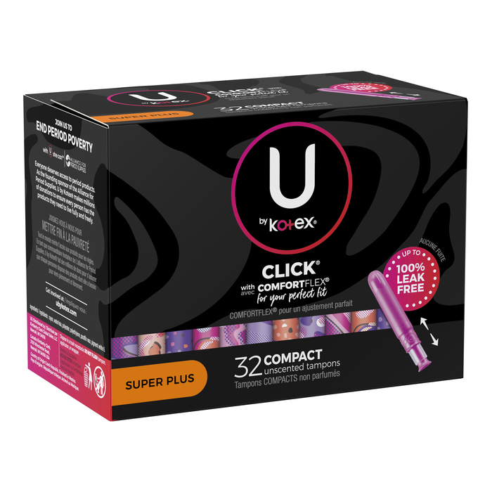 U BY KOTEX CLICK SUP PLS CMT TMP 6X32