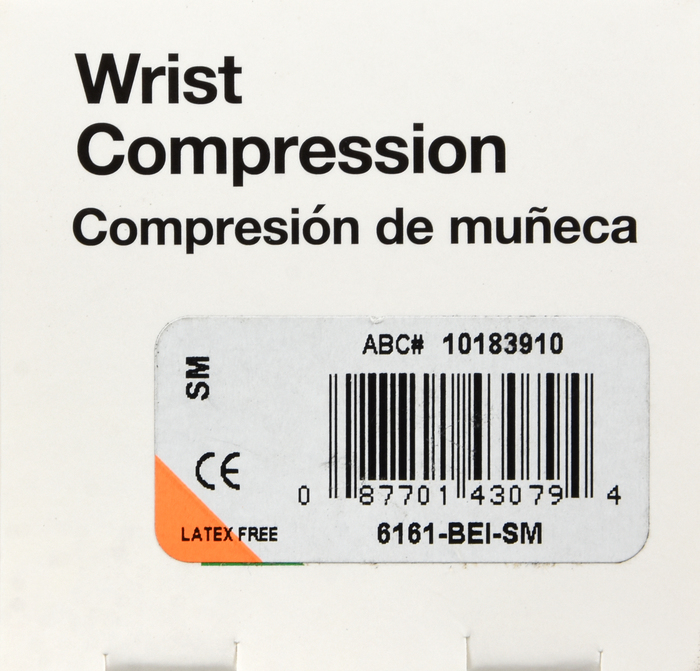 Good Neighbor Pharmacy Wrist Compression Beige Small 1ct