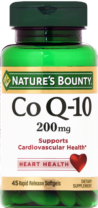 COQ-10 200MG SOFTGEL 45CT NAT BOUNTY