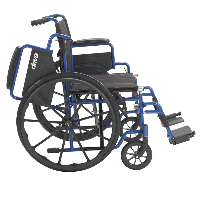 Wheelchair 20" Blue Streak Swingaway Footrests