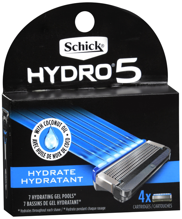 Schick Hydro 5 Sense Hydrate Men's Razor Blade Refills 4ct