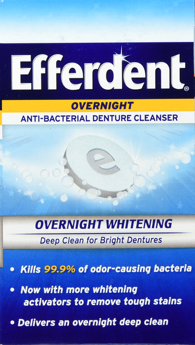 EFFERDENT PM TABLET 90CT