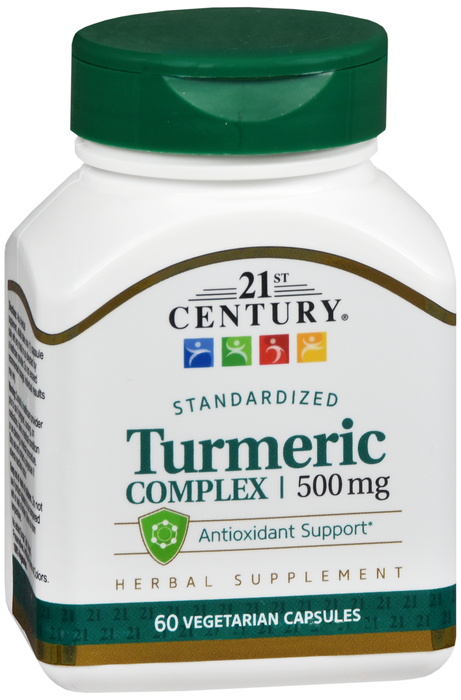 21st Century Turmeric Complex 500mg Vegetarian Capsules 60ct