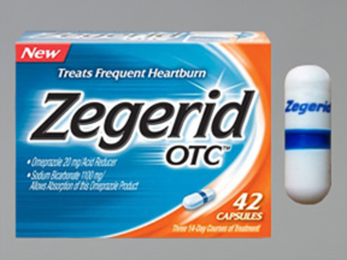 Zegerid OTC 20mg Acid Reducer Capsules 42ct