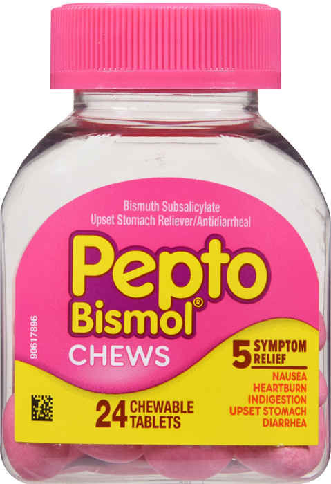 Pepto Bismol Digestive Relief Chewable Tablets 24ct