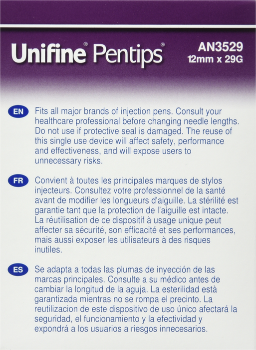 Unifine Pentips 12mmx29g 100ct