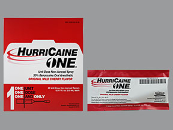 HURRICAINE SPRAY CHERRY 25X.5ML UD