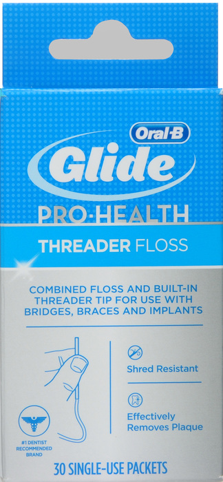 Glide Pro-Health Dental Threader Floss 30ct